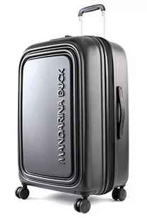 Mandarina Duck LOGODUCK + wózek średni EXP / czarny, bagaż unisex - walizka, czarny, Einheitsgröße - P10SZV32-NERO - Walizki - miniaturka - grafika 1