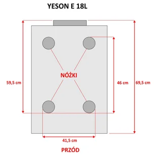 Autoklaw Yeson serii E 22L BLACK LINE LCD - Pozostałe urządzenia kosmetyczne - miniaturka - grafika 6