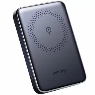 INNOSTYLE POWERMAG SLIM SZYBKI POWERBANK INDUKCYJNY DO MAGSAFE 10000MAH CZARNY - Powerbanki - miniaturka - grafika 1