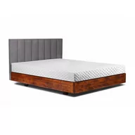 Łóżka - Łóżko HYGGE EKODOM kontynentalne : Rozmiar - 140x200, Kolor wybarwienia - Dąb bielony, Wezgłowie - 3 - miniaturka - grafika 1