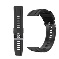 Akcesoria do zegarków - Pasek silikonowy Rubicon RNCF22 - 22 mm czarny - miniaturka - grafika 1