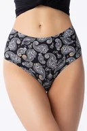 Majtki damskie - Brazyliany Julimex Brasil panty Maxi paisley - miniaturka - grafika 1
