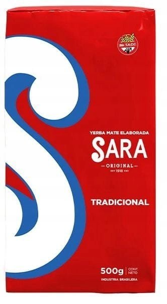 Yerba Mate Sara Elaborada Tradicional Con Palo PU-1 500g