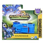 Samochody i pojazdy dla dzieci - Transformers Cyberverse 1-Step Soundwave - HASBRO - miniaturka - grafika 1