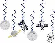 Gadżety na imprezę - Dekoracja wisząca urodzinowa Kosmos - 6 szt. - miniaturka - grafika 1