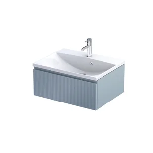 Szafka łazienkowa pod umywalkę Oristo Brylant 60 cm niebieski mat OR36-SD1S-60-16R - Szafki łazienkowe - miniaturka - grafika 1