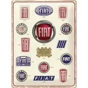 Tablice i flipcharty - 23297 Plakat 30x40 Fiat Logo Evolution - miniaturka - grafika 1