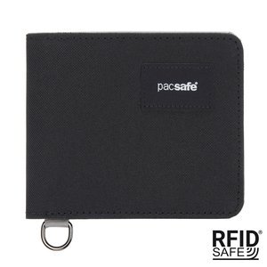 Portfel mały RFID Pacsafe - czarny