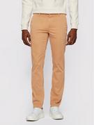 Spodnie męskie - BOSS Spodnie materiałowe Schino 50379152 Brązowy Slim Fit - miniaturka - grafika 1
