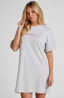 Bielizna nocna - Hunkemöller Koszula nocna z okrągłym dekoltem Szary - miniaturka - grafika 1