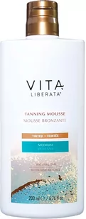 Vita Liberata Tinted Tanning Mousse With Pigment Pianka samoopalająca z pigmentem 200 ml ( kolor medium) - Samoopalacze - miniaturka - grafika 1