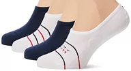Skarpetki męskie - Tommy Hilfiger Męskie buty High Cut Footie (2 sztuki), Tommy Original, 43 EU - miniaturka - grafika 1