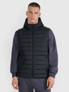 4F Bezrękawnik puchowy z wypełnieniem syntetycznym męski - czarny 3XL - Kurtki męskie 4F Bezrękawnik puchowy z wypełnieniem syntetycznym męski - czarny 3XL - Kurtki męskie - miniaturka - grafika 1