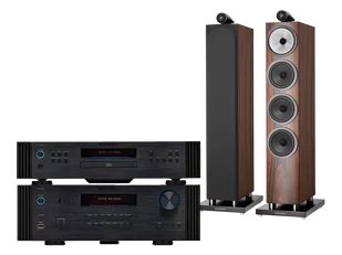 Rotel RA-6000 (czarny) + DT-6000 (czarny) + 702 S3 (mokka) - Zestawy stereo - miniaturka - grafika 1