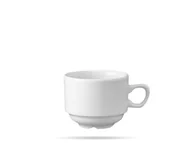 Akcesoria i części AGD - Churchill Super Vitrified Churchill Super przeszklonymi połaciami p271 KBJ można układać w stos Nova filiżanka do herbaty, białe (24 sztuk) P271 - miniaturka - grafika 1