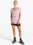 Koszulki sportowe damskie - Dare 2b Koszulka sportowa "Serene Tee" w kolorze jasnoróżowym - miniaturka - grafika 1