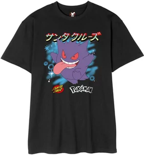 Koszulki męskie - t-shirt męski SANTA CRUZ POKEMON GHOST TYPE 3 TEE Black - grafika 1