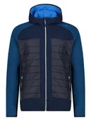 Kurtki i kamizelki sportowe męskie - CMP Kurtka hybrydowa w kolorze granatowym - miniaturka - grafika 1