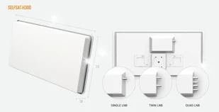 Selfsat Twin - H30D2 Zysk 33,7dBI - Anteny TV - miniaturka - grafika 1