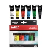 Farby i media malarskie - Zestaw farb akrylowych 6 kolorów 6x35ml - miniaturka - grafika 1