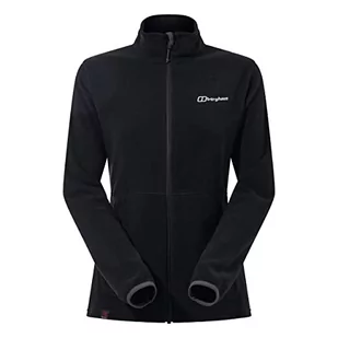 Berghaus Damska kurtka polarowa Prism 2.0 mikrointeraktywna z zamkiem błyskawicznym Czarny Jet Black 10 4A001062BP6 - Kurtki damskie - miniaturka - grafika 1