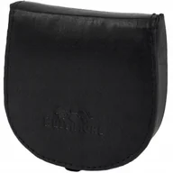 Portfele - Portfel skórzany męski czarny podkówka bilonówka retro portfelik Beltimore - miniaturka - grafika 1