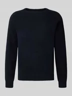 Swetry męskie - Sweter z dzianiny z okrągłym dekoltem model ‘DANTE’ - miniaturka - grafika 1
