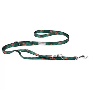Ami Play BeHappy Smycz regulowana 7 in 1 Jungle [rozmiar M] 100-200 x 2cm PAMP316 - Smycze dla psów - miniaturka - grafika 1