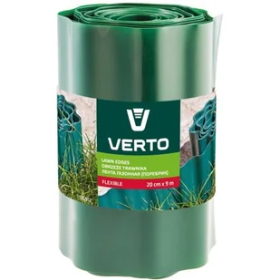 VERTO Obrzeże do trawników VERTO 15G512 Zielony 20 cm x 9 m) - Ogrodzenia - miniaturka - grafika 1