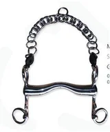 Akcesoria jeździeckie - METALAB Munsztuk krótkie czanki 22 mm - miniaturka - grafika 1