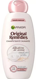Szampon do odżywiania włosów Garnier Original Remedies Delicatesse Moisturizing Shampoo 600 ml (3600541939196) - Szampony do włosów - miniaturka - grafika 1