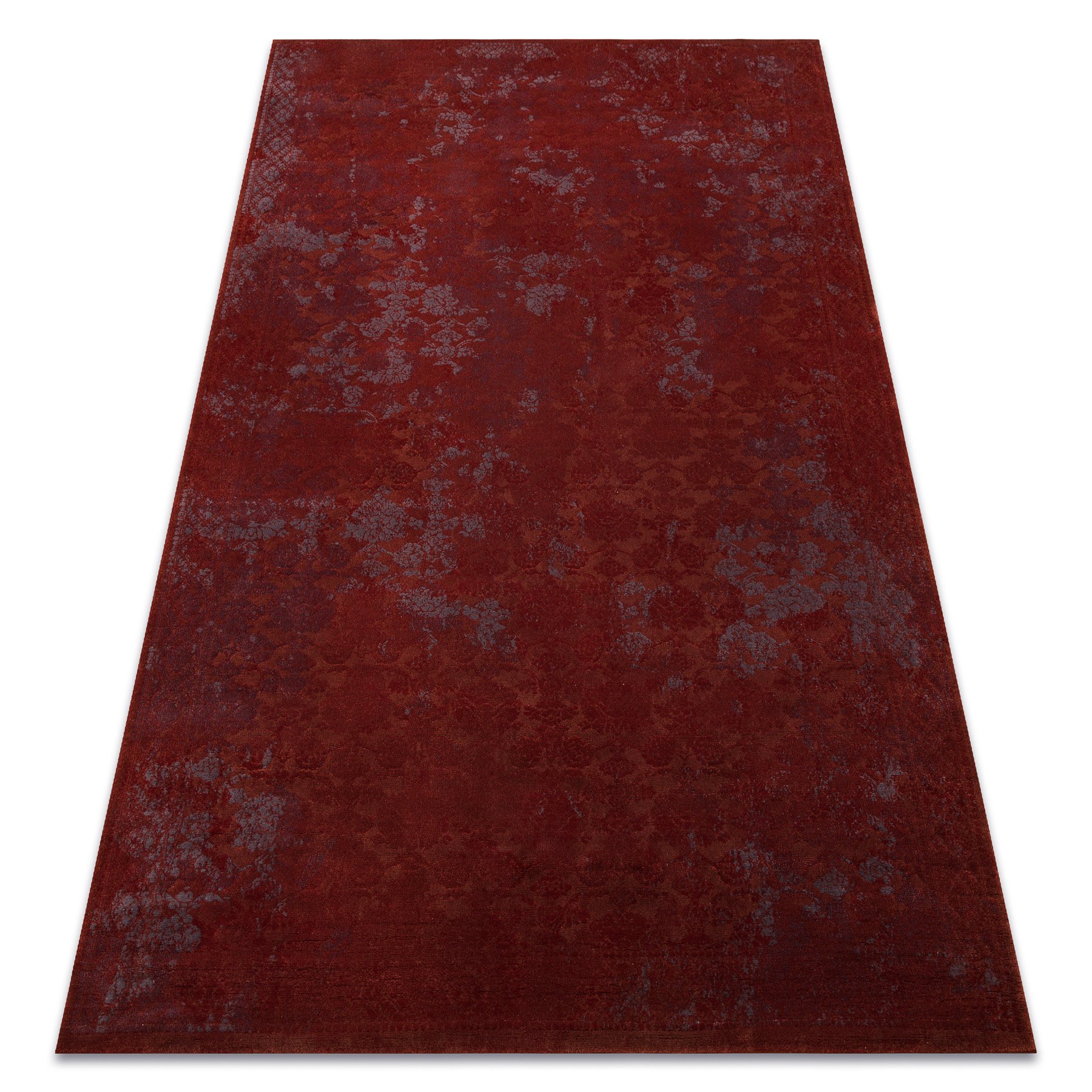 Dywan wełniany JADE 45005/301 Ornament / szary OSTA czerwony 200x300 cm