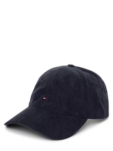 Tommy Hilfiger Czapka męska Mężczyźni niebieski jednolity, ONE SIZE - Czapki męskie - miniaturka - grafika 1