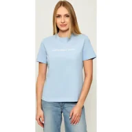 Koszulki i topy damskie - Calvin Klein Jeans T-shirt Regular Fit - miniaturka - grafika 1