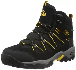 Brütting Mount Hunter High Męskie Buty trekkingowe i turystyczne, czarny/żółty, 47 EU - Buty trekkingowe męskie - miniaturka - grafika 1