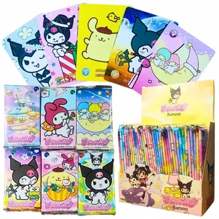 KARTY KUROMI 288 KART MEGA BOX ZESTAW KART SANRIO 36 SASZETEK - Czasopisma KARTY KUROMI 288 KART MEGA BOX ZESTAW KART SANRIO 36 SASZETEK - Czasopisma - miniaturka - grafika 1