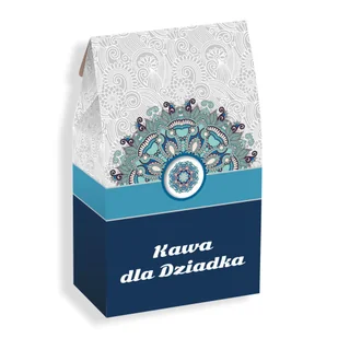 Gotowy zestaw prezentowy „dla Dziadka“ kawa aromatyzowana mielona PREMIUM mix różne smaki 10szt. prezent upominek na Dzień Dziadka dla seniora facet.. - Zestawy upominkowe - miniaturka - grafika 1