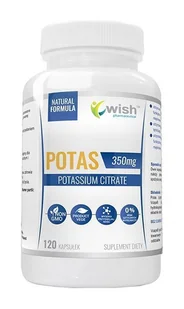Wish Potas 350mg 120caps - Witaminy i minerały dla sportowców - miniaturka - grafika 2