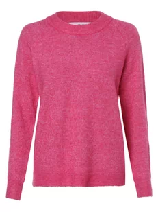 Selected Femme - Sweter damski z dodatkiem alpaki  SLFLulu, wyrazisty róż - Swetry damskie - miniaturka - grafika 1