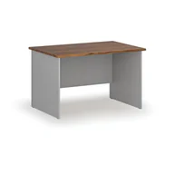 Biurka - Biurko proste PRIMO GRAY, 1200 x 800 mm, szary/orzech - miniaturka - grafika 1