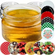 Pojemniki kuchenne - 50x Słoik Na Przetwory 250ml + Wieczko fi82 Miód - miniaturka - grafika 1