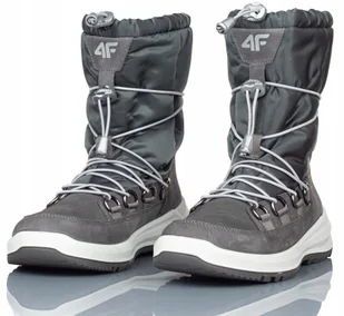 Buty Damskie 4F Zimowe Śniegowce OBDH264 25S R-39 - Buty sportowe damskie - miniaturka - grafika 1