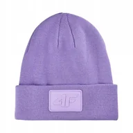 Czapki damskie - 4F czapka zimowa beanie wygodna ciepła elastyczna uniwersalna - miniaturka - grafika 1