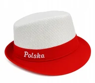 Czapki i chusty sportowe męskie - Czapka Kapelusz Kibica Reprezentacji Polski Flaga Polska Godło - miniaturka - grafika 1
