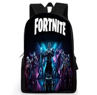 Plecaki - 3 sztuki / zestaw Kid Child Schooltor Fortnite Plecak Schoolbag Cool Wodoodporny tornister Fortress Night Student School Bag Kid Toy photo color - miniaturka - grafika 1