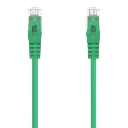 Kabel sieciowy rj45 awg24 utp aisens a145-0577 kat.6a/ lszh/ 25cm/ zielony