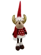 Ozdoby bożonarodzeniowe - RENIFER SKRZAT MIKOŁAJ KRASNAL GNOM ŚWIĄTECZNY STOJĄCY OZDOBA ŚWIĄT 58CM A6 - miniaturka - grafika 1