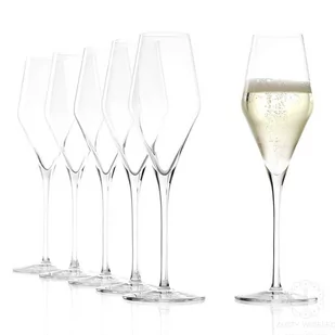 Stölzle Lausitz Quatrophil zestaw kieliszków do szampana, 6-częściowy, poj. 292 ml, wysokiej jakości szkło przypominające ustnie dmuchane, nadaje się do mycia w zmywarce 231 00 29 - Kieliszki - miniaturka - grafika 1