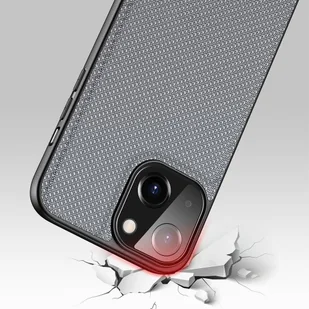 Dux Ducis Fino etui pokrowiec pokryty nylonowym materiałem iPhone 13 mini szary - Etui i futerały do telefonów - miniaturka - grafika 6