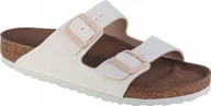 Sandały męskie - Birkenstock Birkenstock Arizona Vegan TEX 1022291 białe 48 - miniaturka - grafika 1